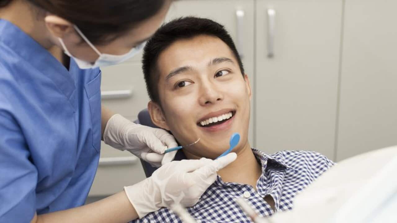 At the dentist