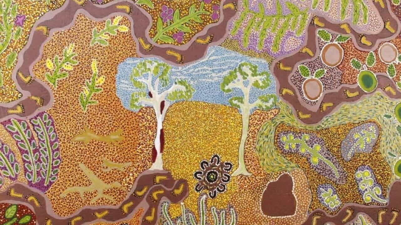 Bush medicine: Tossie Baadjo, Jane Gimme, Gracie Mosquito, Helen Nagomara, Ann Frances Nowee and Imelda Yukenbarri, MHM2018.32, Medical History Museum.