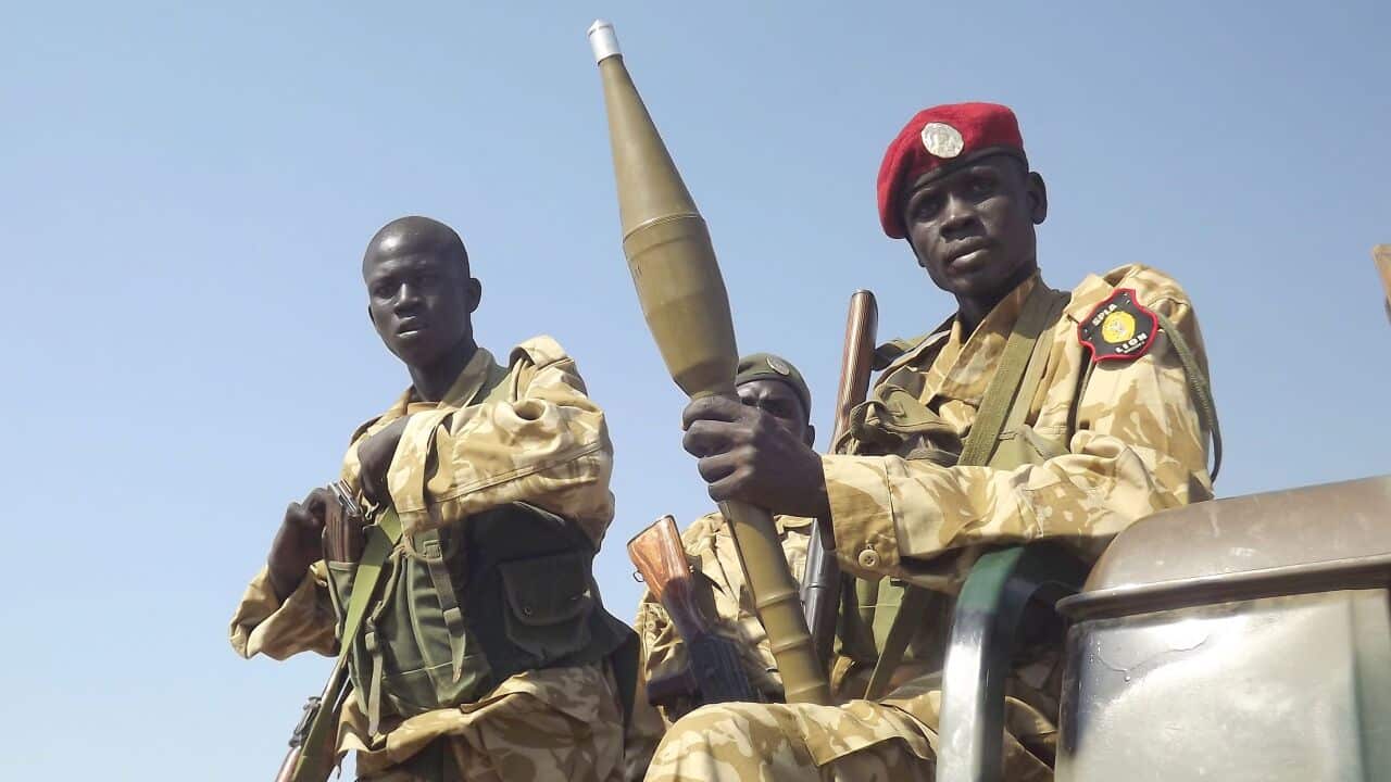 South Sudanese troops loyal to President Salva Kiir - AAP.jpg