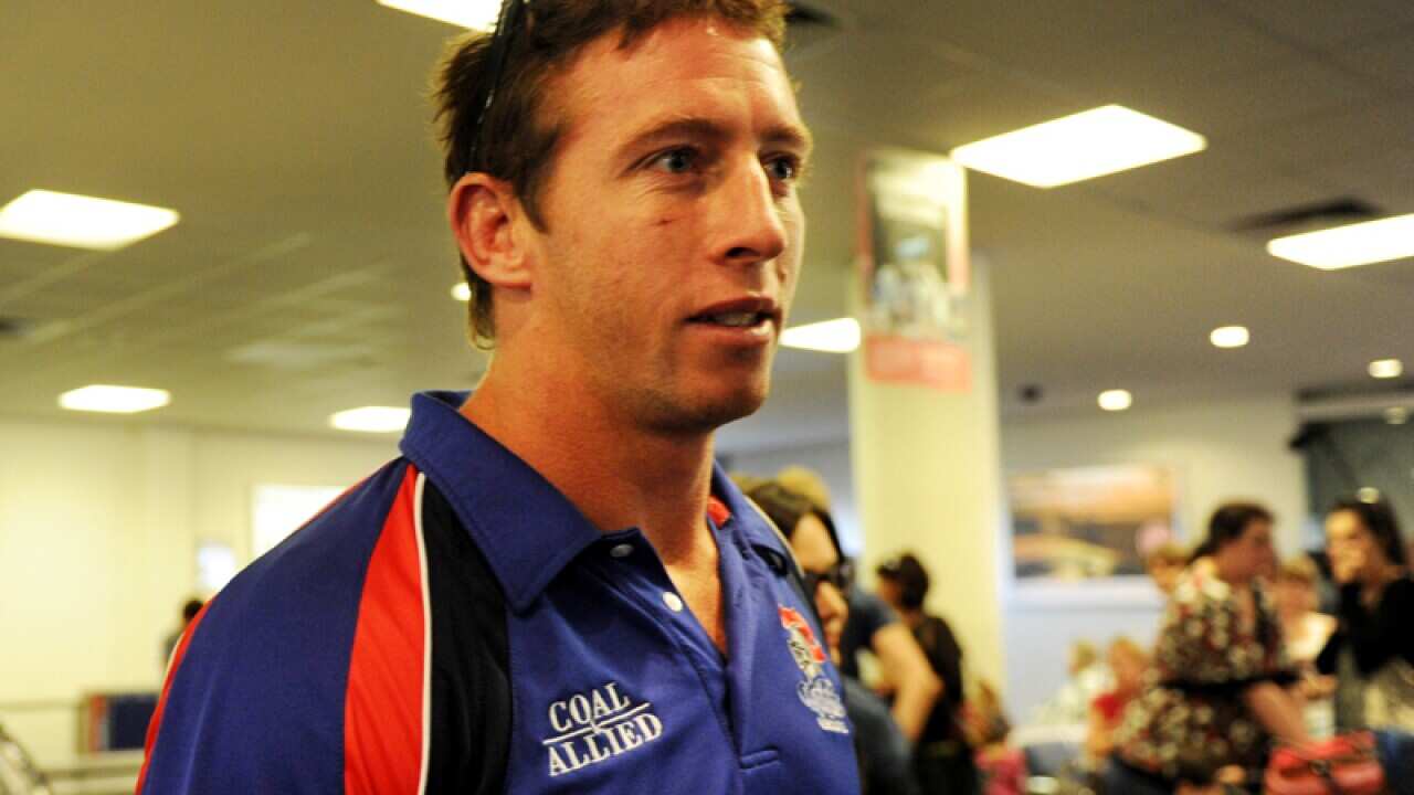 Newcastle Knights captain Kurt Gidley