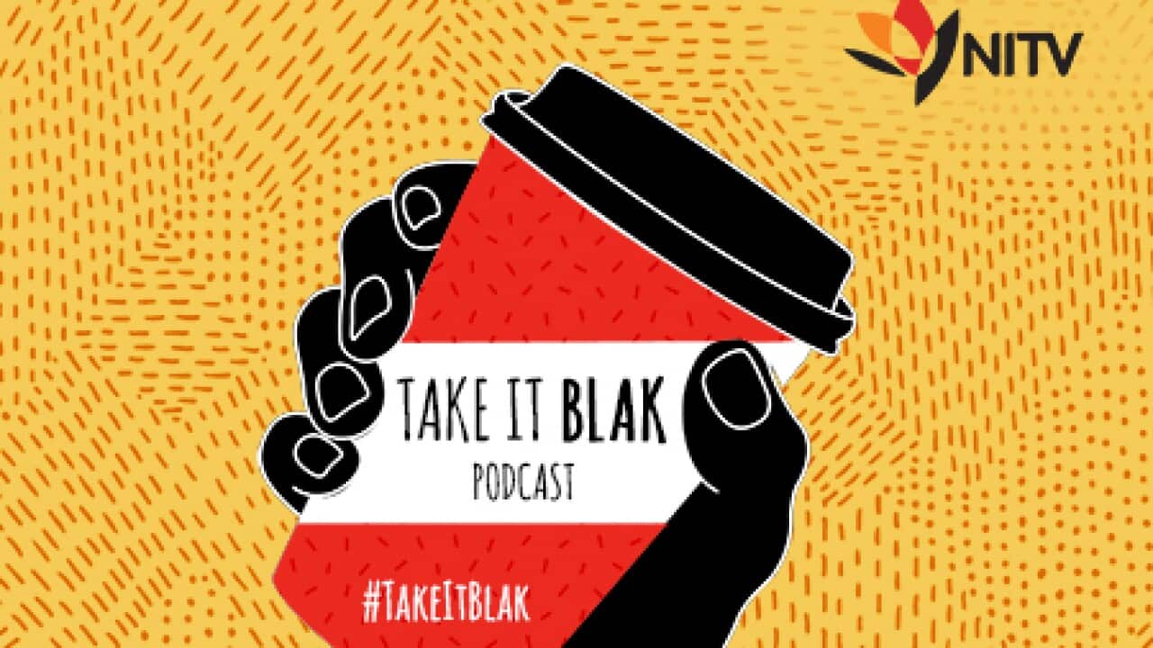 Take It Blak podcast logo