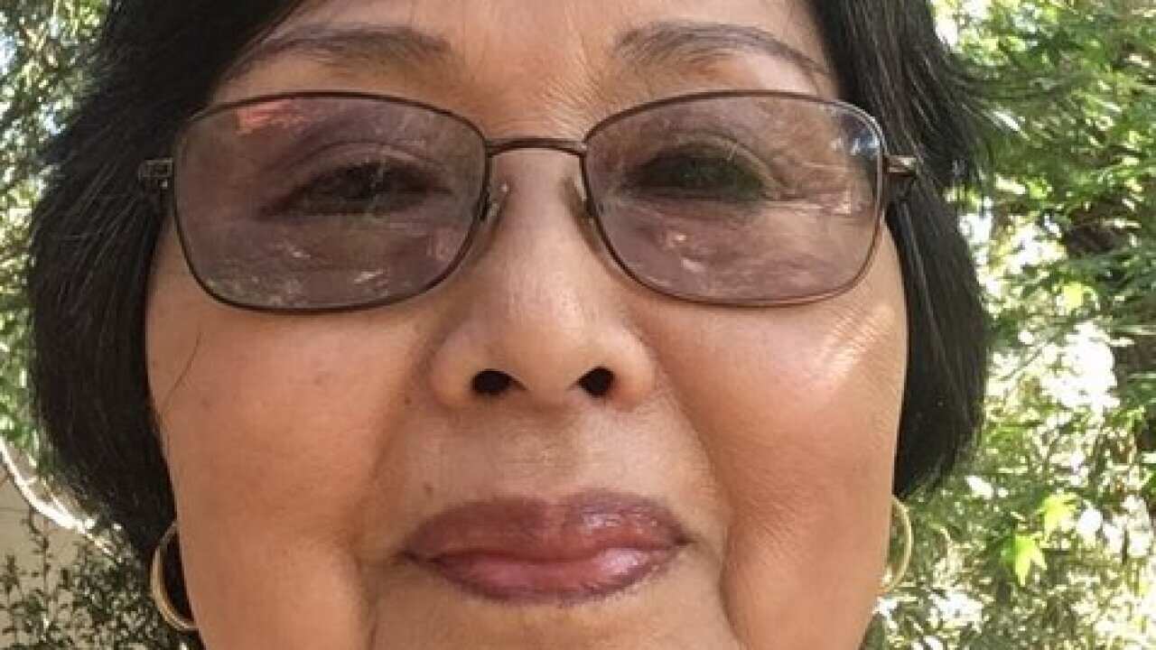 Dewi Anggraeni in her garden, Melbourne, 27 Nov 2019.