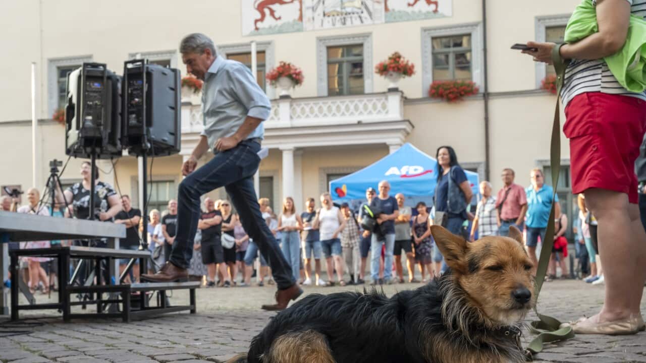 AfD Holds Mayoral Election Campaign Event In Pirna