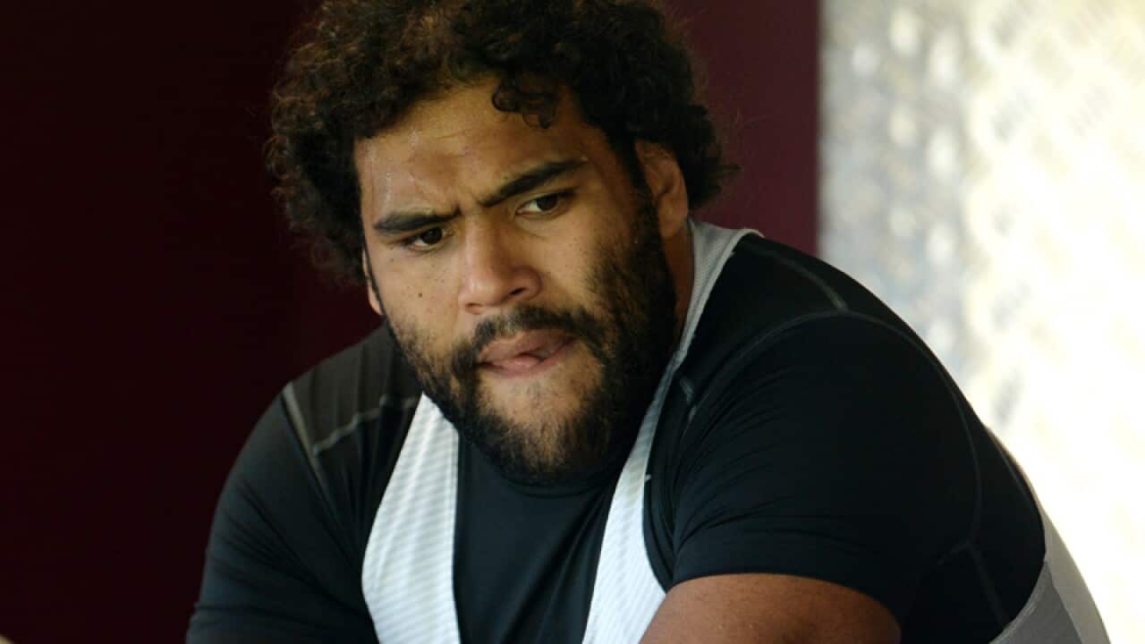 Injured Queensland back-rower Sam Thaiday