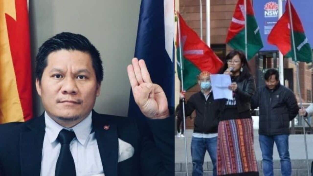 David Kap Thang (L) and Ma Mon Zin (R)