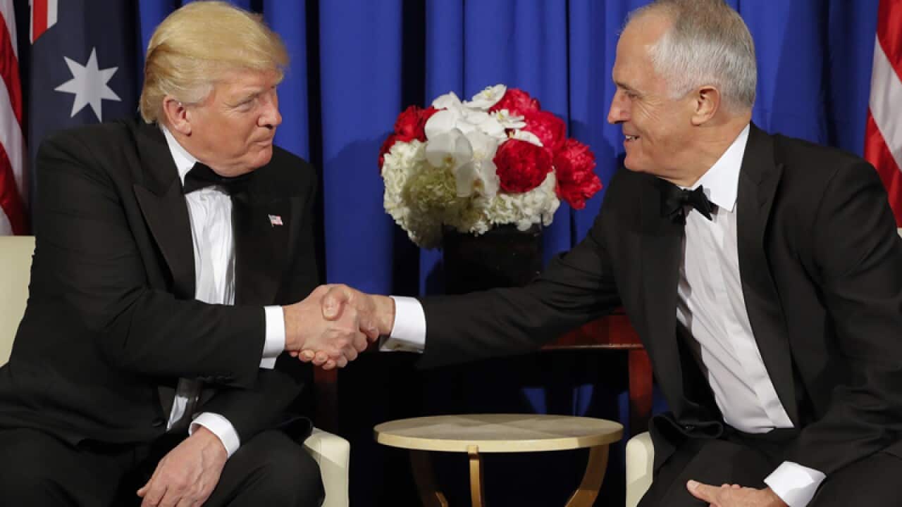 US President Donald Trump and Prime Minister Malcolm Turnbull