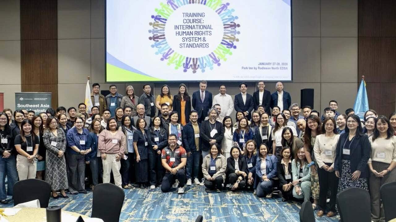 Ambassador Marc Innes-Brown opened a training course on international human rights standards for the Commission on Human Rights of the Philippines, conducted by experts from the Australian Human Rights Commission.