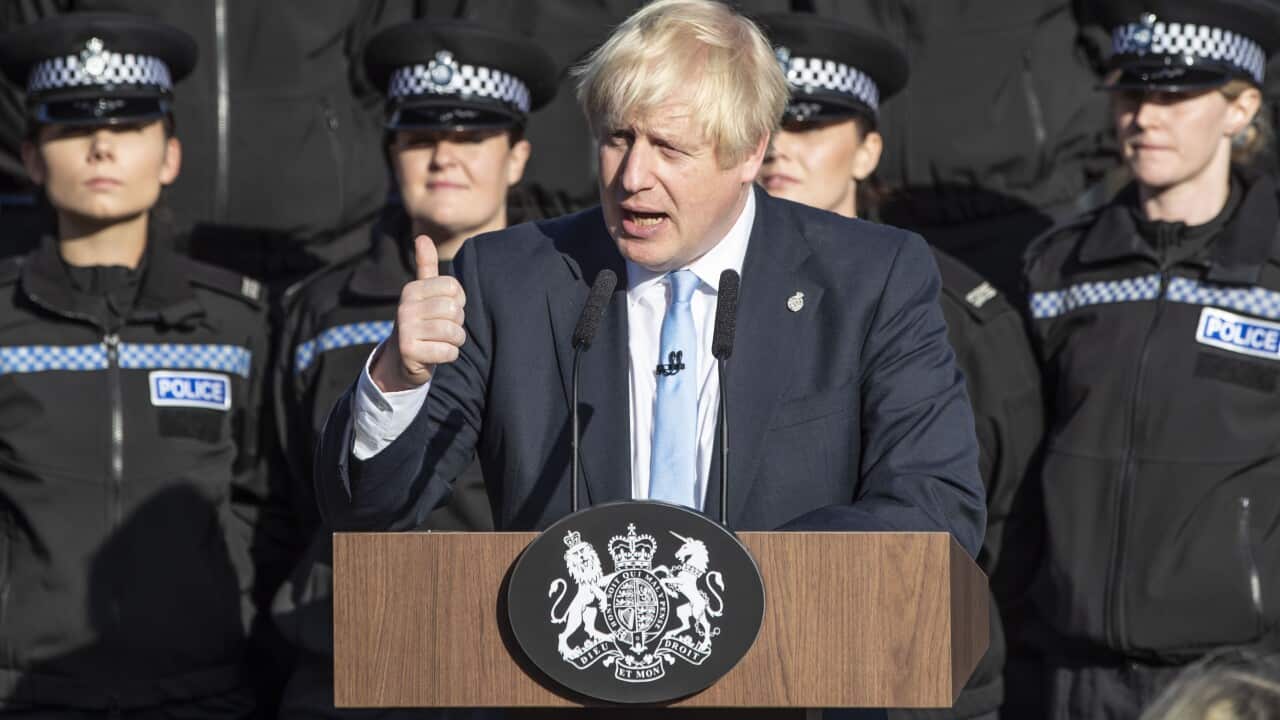 Prime Minister Boris Johnson said Thursday he would "rather be dead in a ditch" than delay Brexit beyond next month.