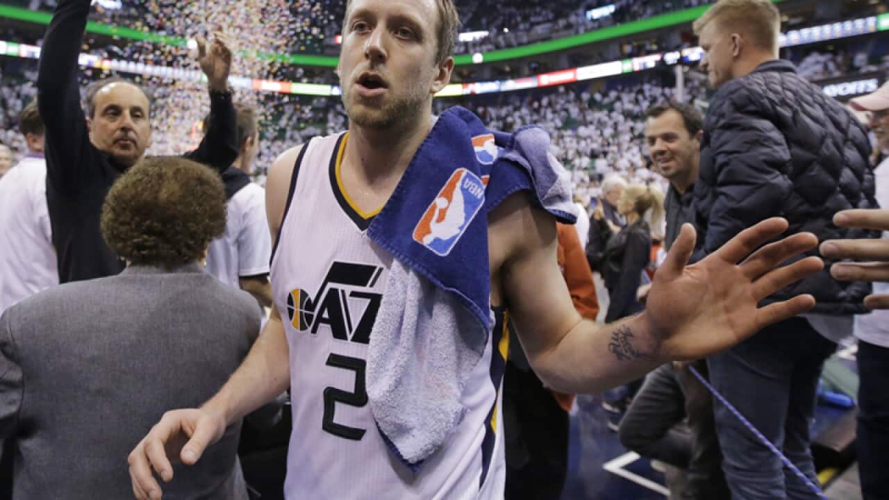 Australian Utah Jazz guard Joe Ingles