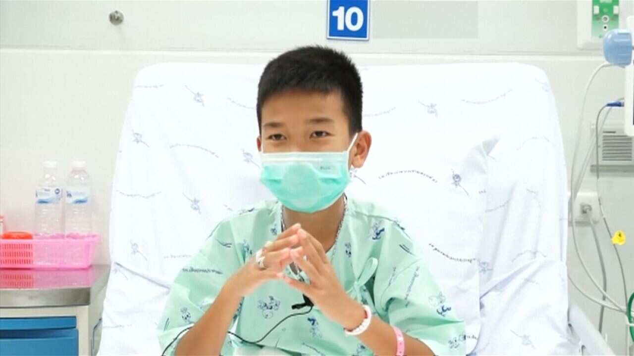 The boys gave short statements of thanks.