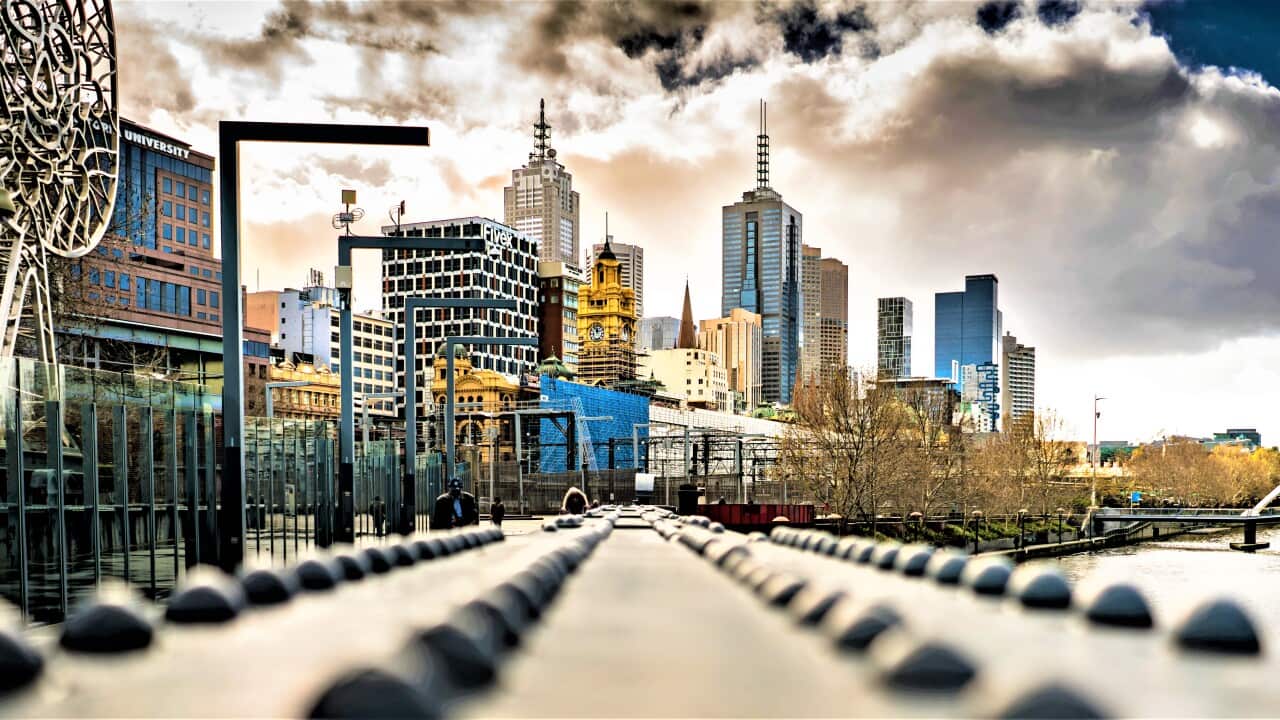 Melbourne in lockdown.