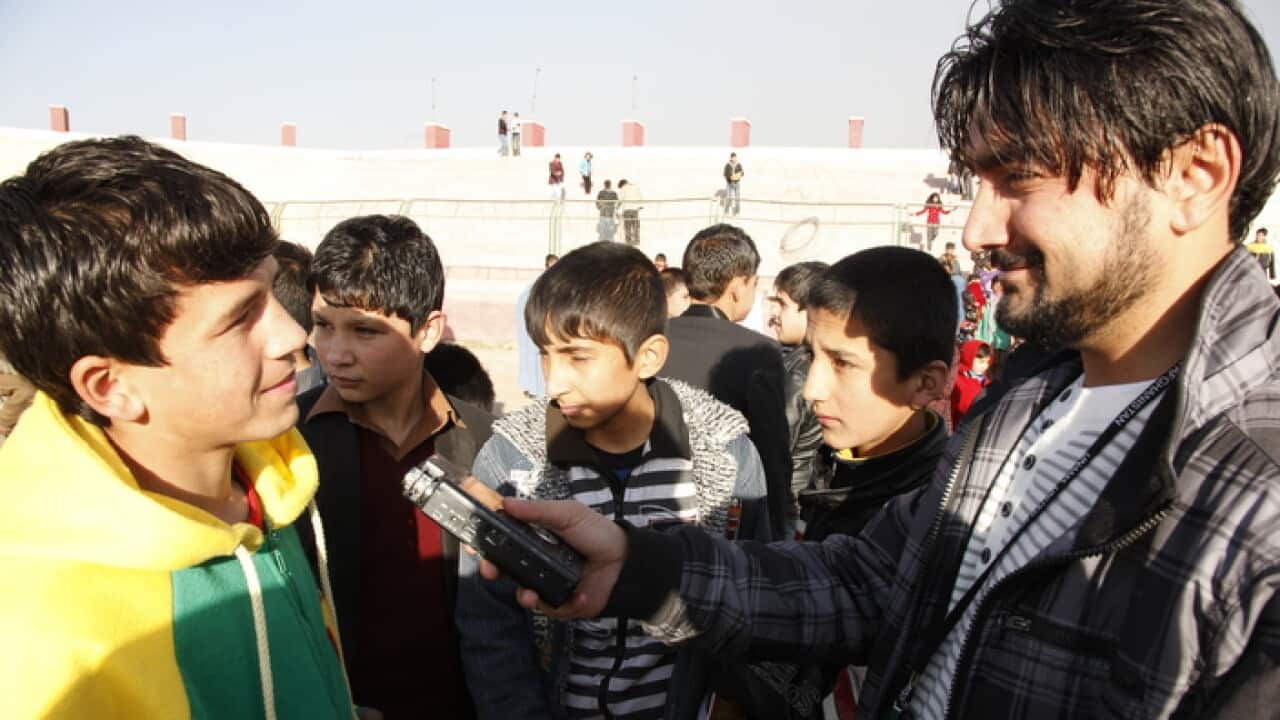 SBS Pashto Broadcaster Abdullah Alikhil - supplied