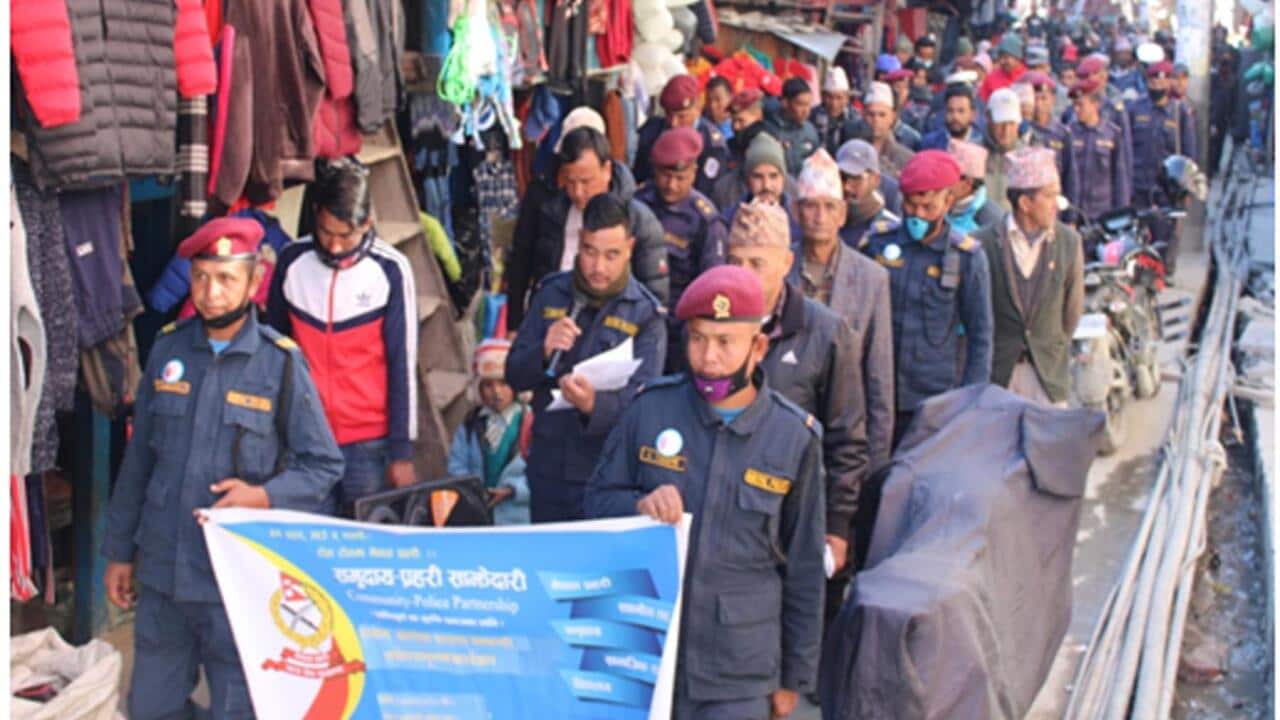 Corona virus awareness campaign in Nepal