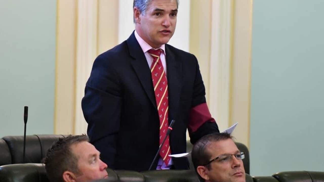 KAP leader Robbie Katter in the Queensland parliament.