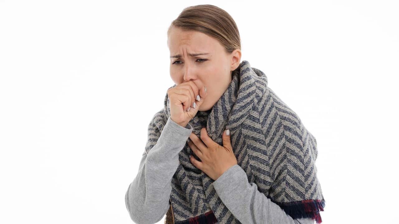 A chesty cough may follow a sore throat or a cold and can be worse in the morning.
