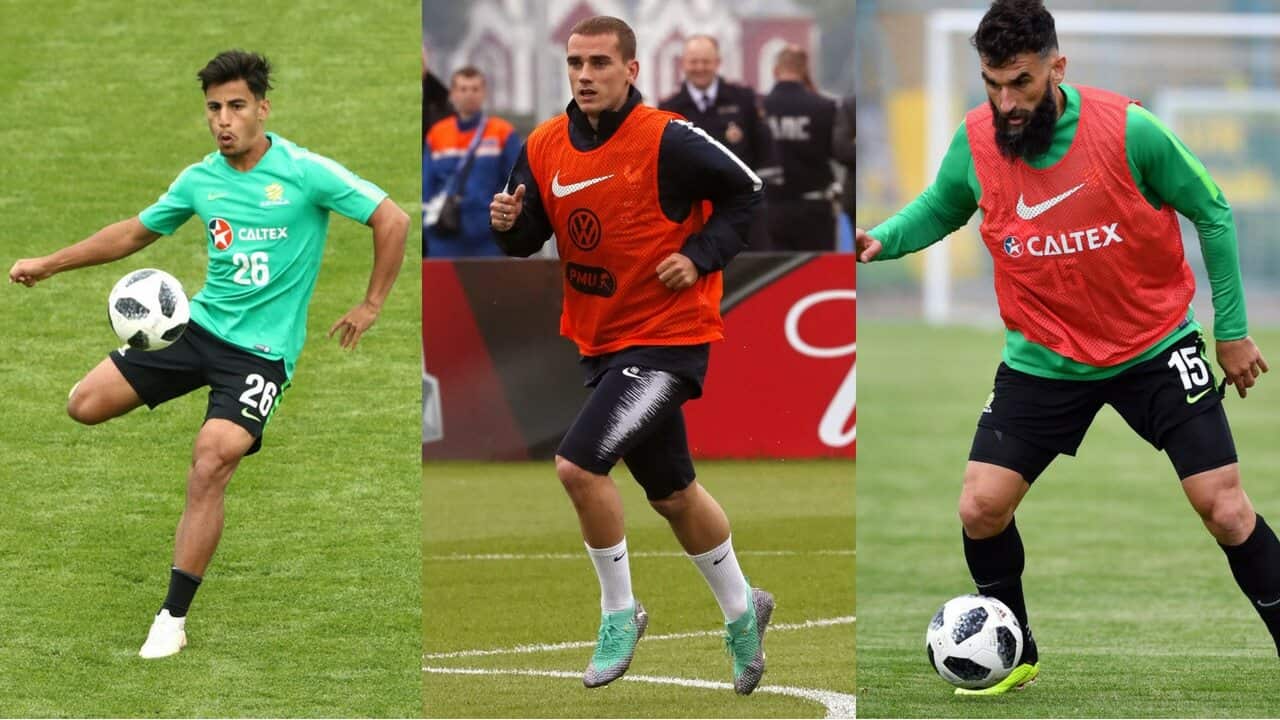 Arzani griezmann Jedinak