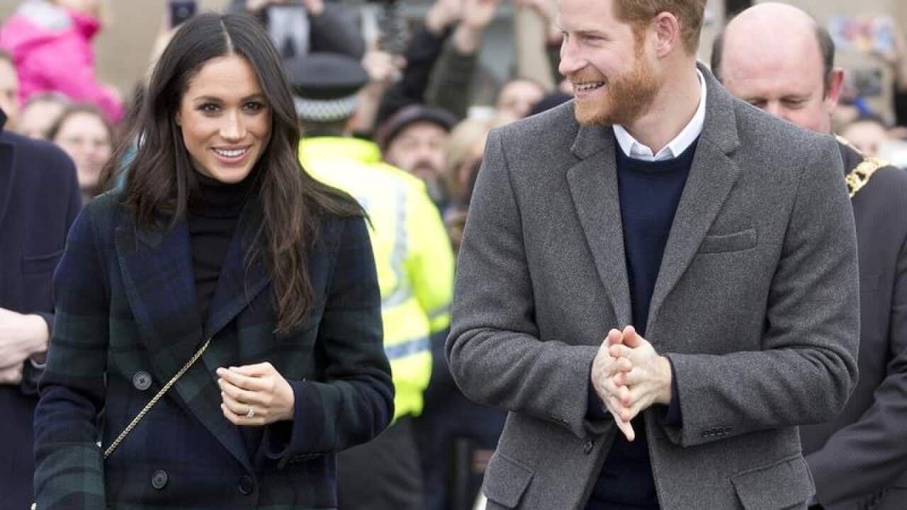 Prince Harry and his fiancee Meghan Markle