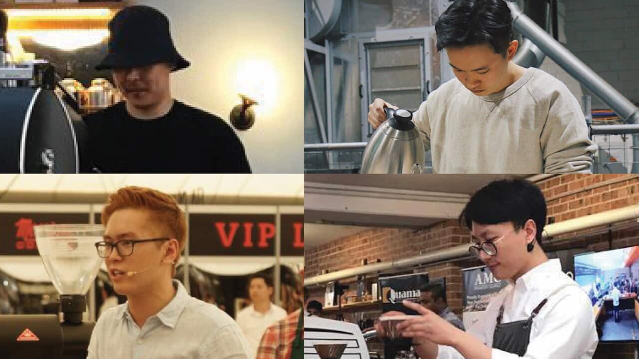 Yama Kim, Jeonggi Lee, Chanho Hong and Nate Lee(from left top to right bottom)