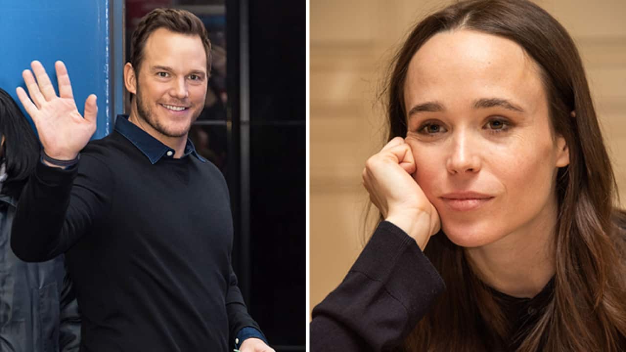 Chris Pratt and Ellen Page