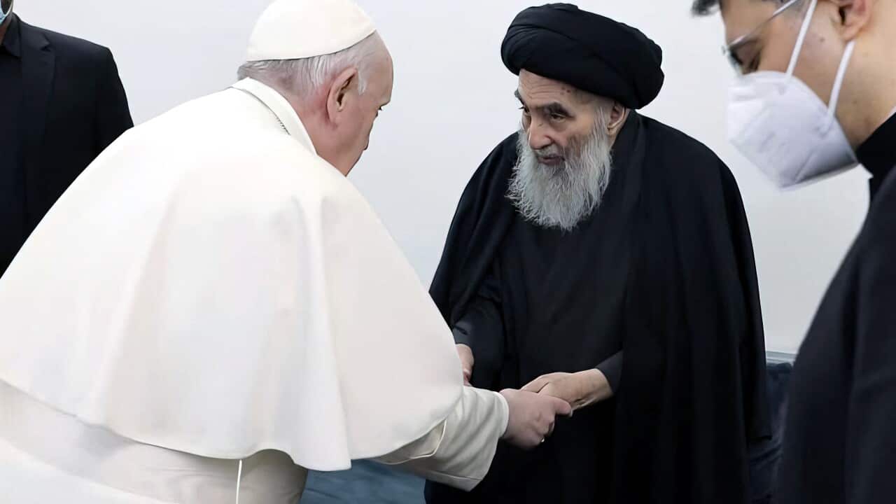 Pope Francis meets Ayatollah Al-Sistani - Najaf