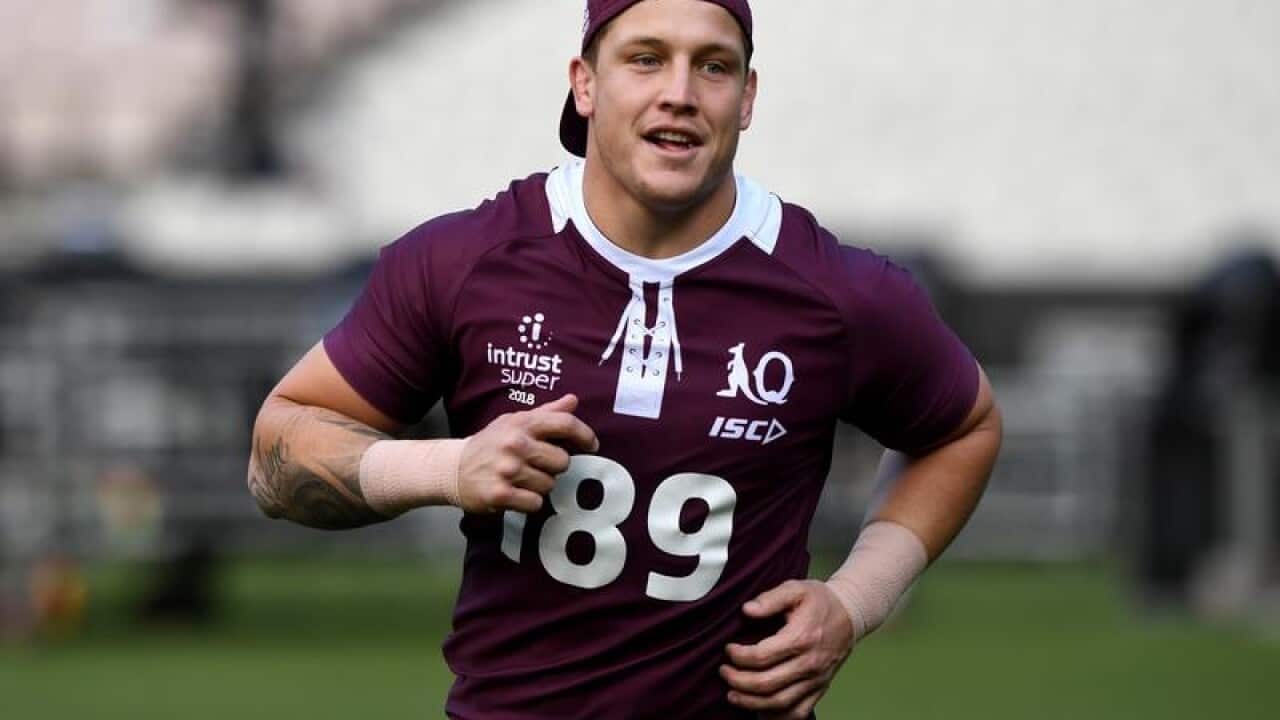 Jarrod Wallace during training