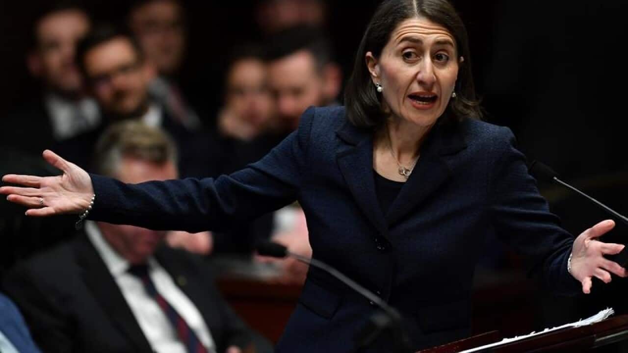 NSW Premier Gladys Berejiklian speaks during Question Time