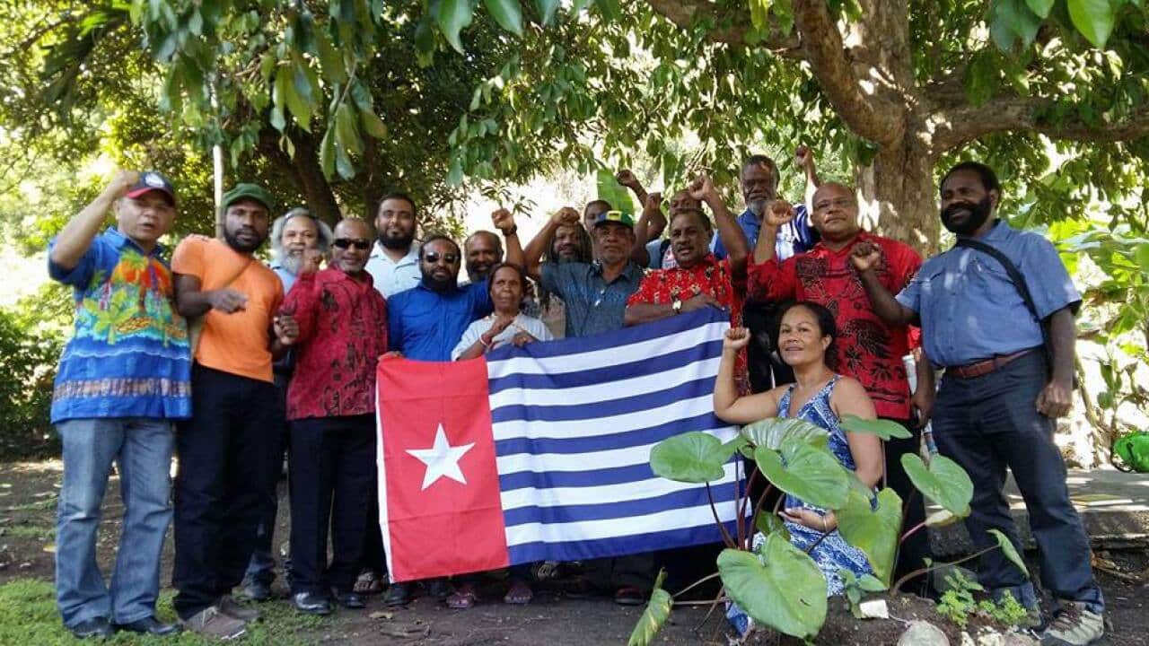 West Papua delegation in Honiara for the Melanesian Spearhead Group (MSG) meeting.