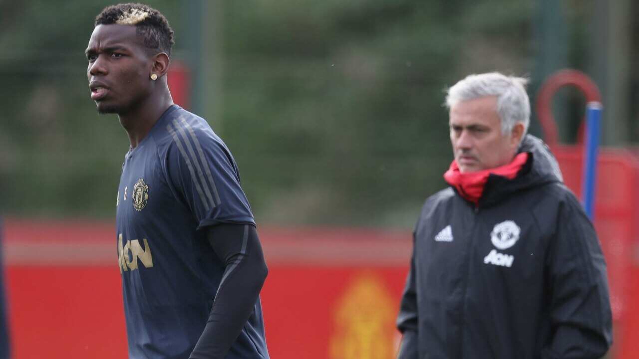 Paul Pogba Jose Mourinho