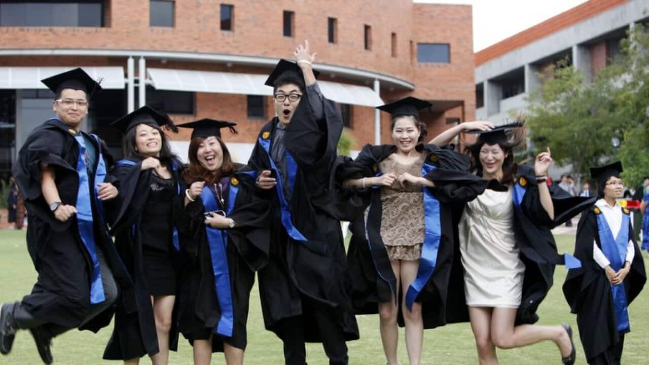 Graduating university students