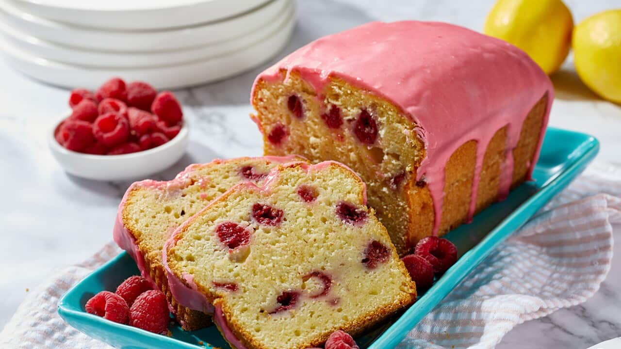 Lemon raspberry loaf