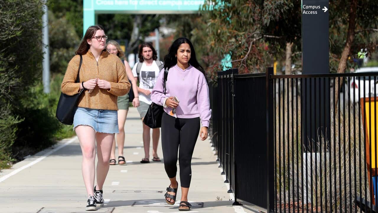 Students at Curtin University, Perth