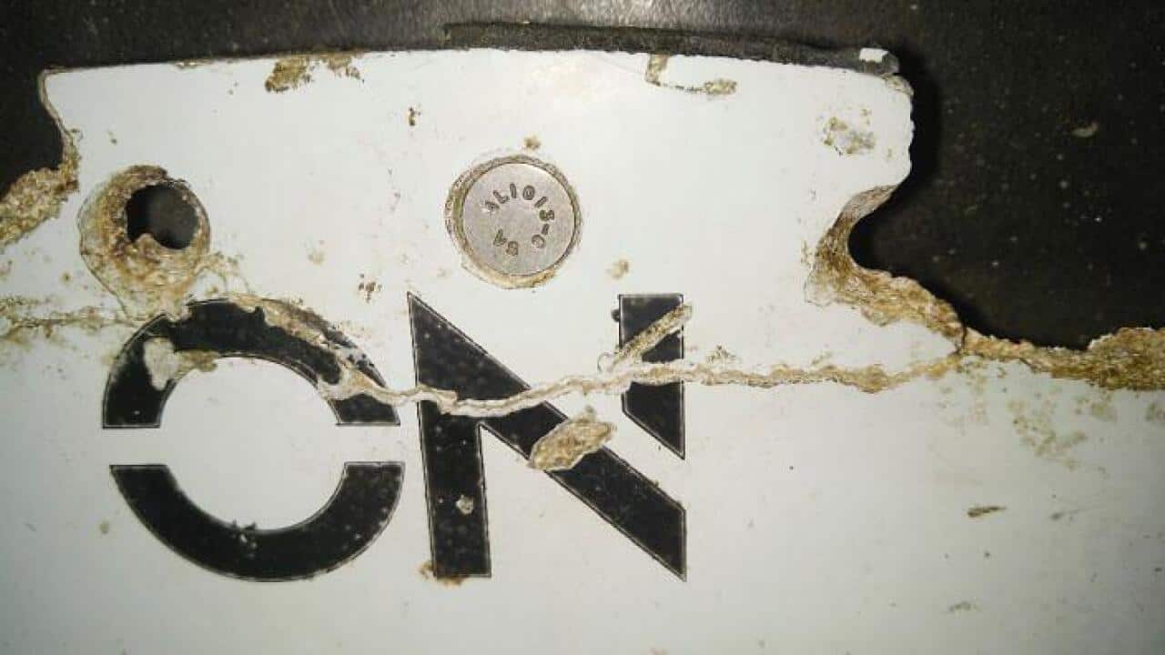 The piece of metal found on a beach in Mozambique is most likely from MH370