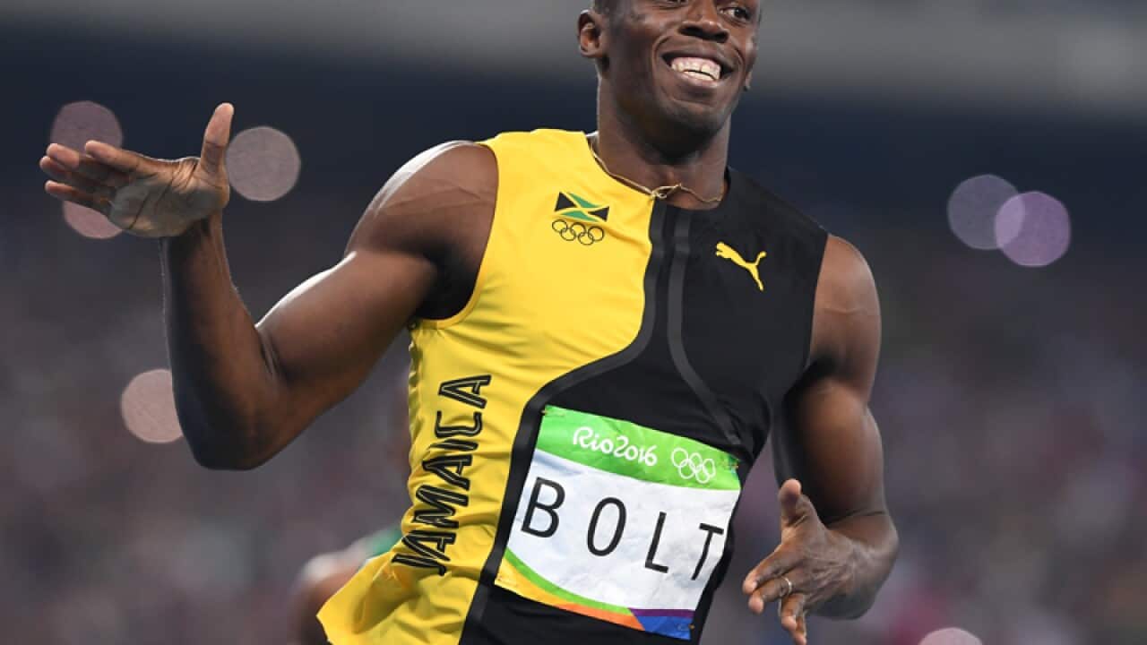 Jamaican sprinter Usain Bolt
