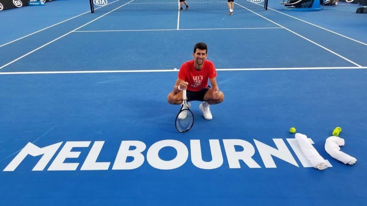 Novak Djokovic ha vinto 6 titoli a Melbourne Park