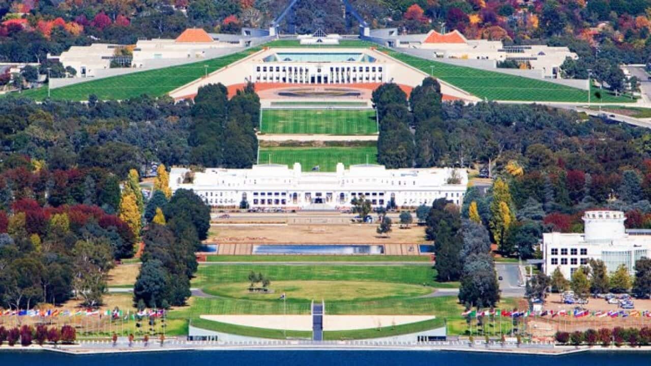 Parliament House in Canberra