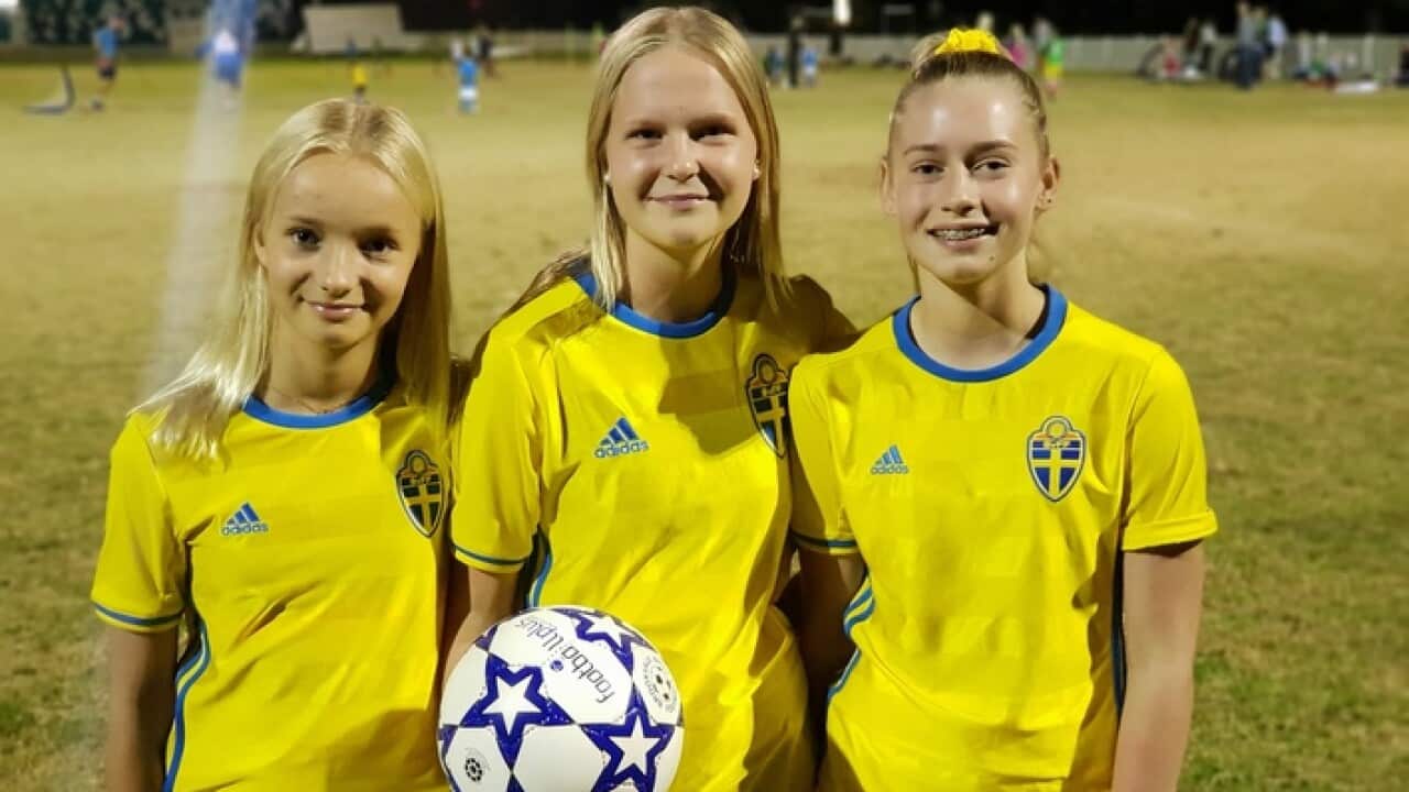 Hedda Holmkveist, Isabella Rossel, Zoe Grimsgard were all born in Sweden