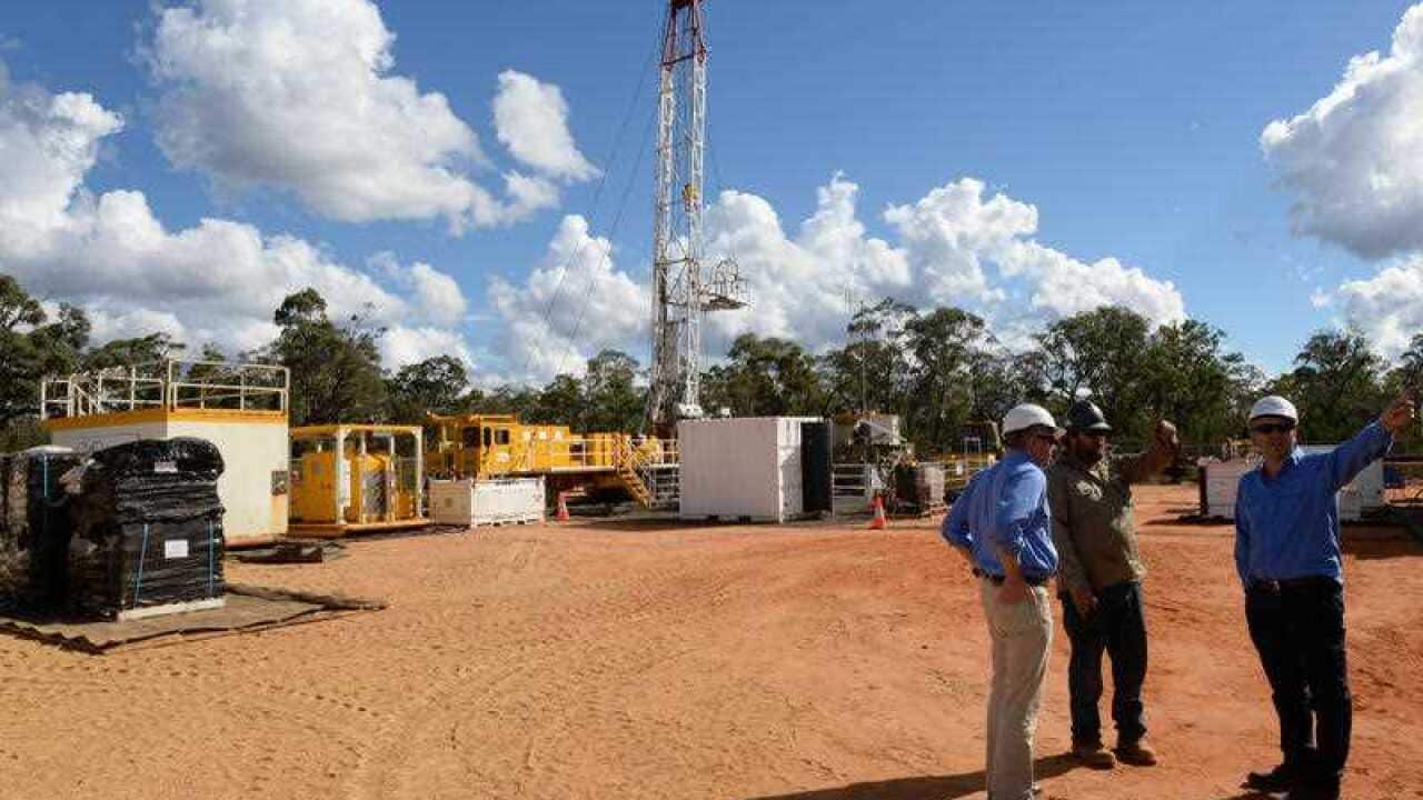 Santos staff at the proposed Narrabri Gas 