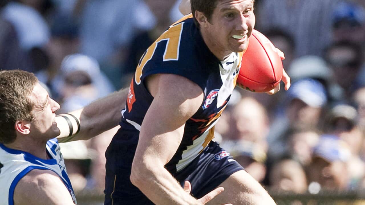 West Coast AFL defender Patrick McGinnity