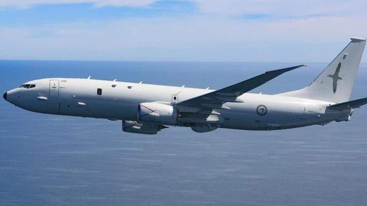An image of a U.S. made P-8A POSEIDON aircraft.