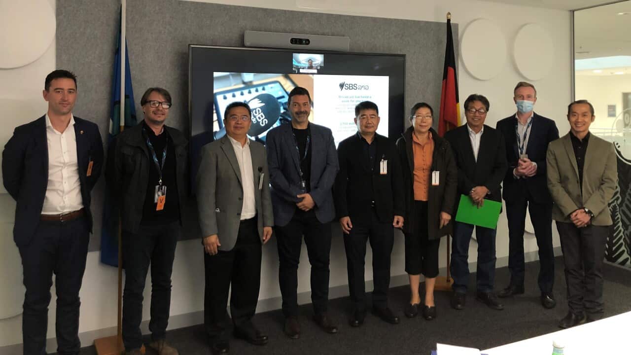 Lao delegation at SBS