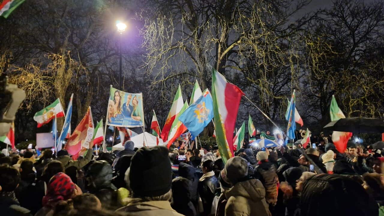 Iran protest - London