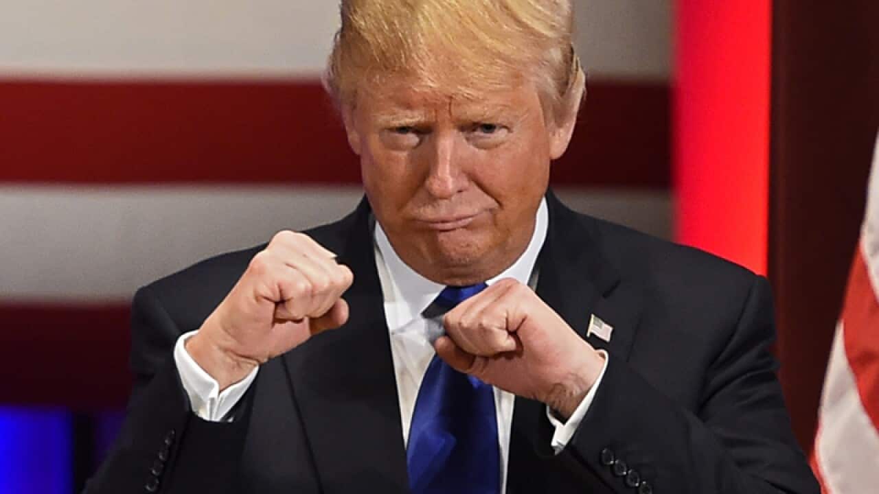 Businessman and Republican presidential candidate Donald Trump