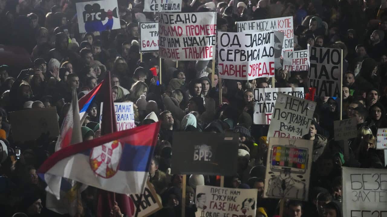 Serbia Protest