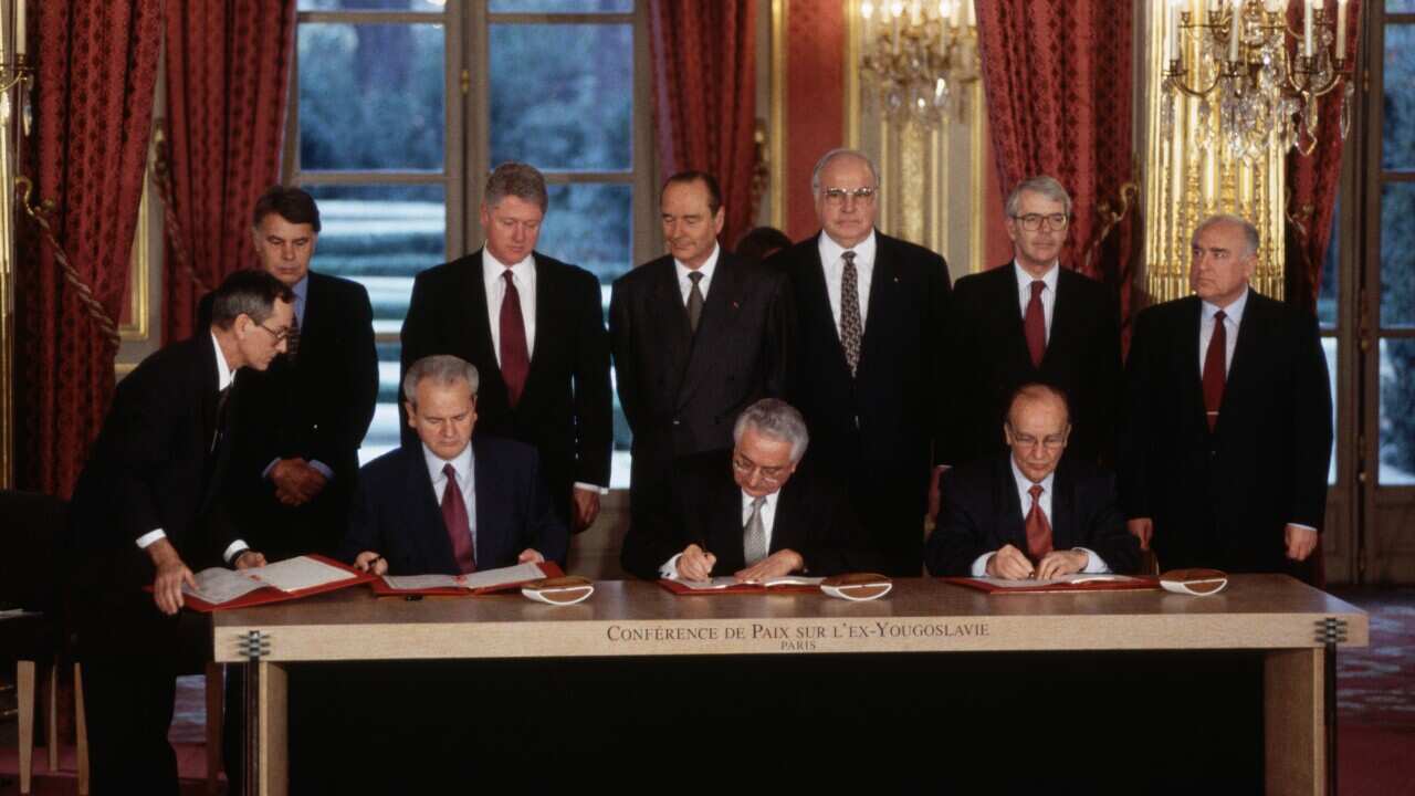 Signing of the Dayton Peace Accords