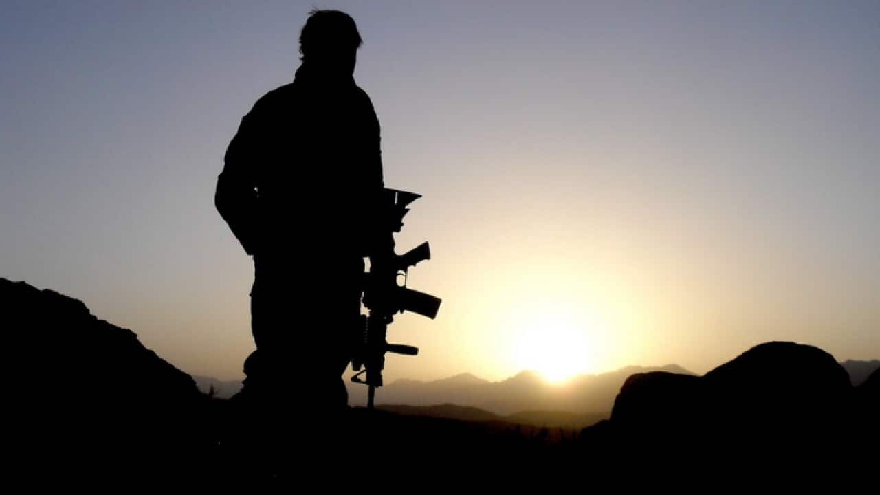 An Australian Special Operations Task Group soldier during the Shah Wali Kot Offensive in 2013