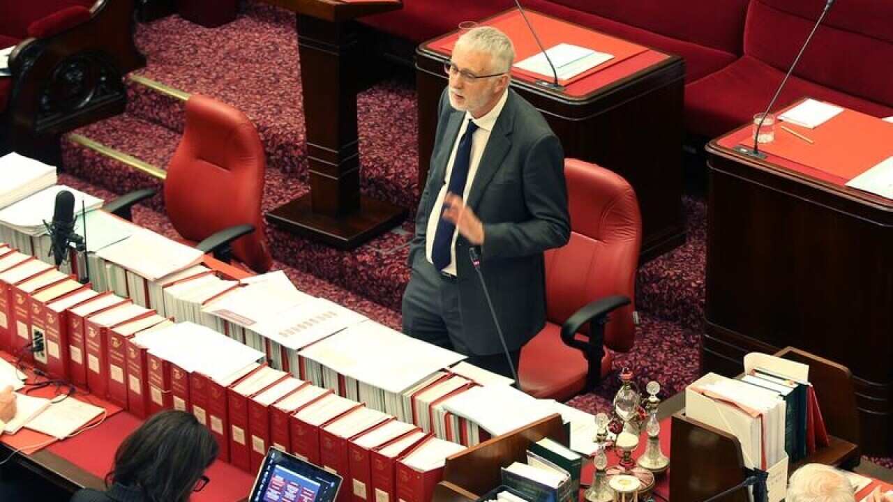 Victorian MP Gavin Jennings in the Upper House