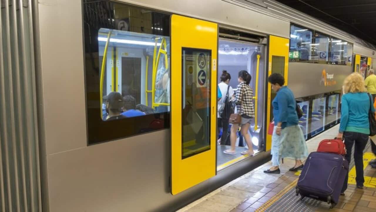 Australia, Sydney, Wynyard Railway Station subway