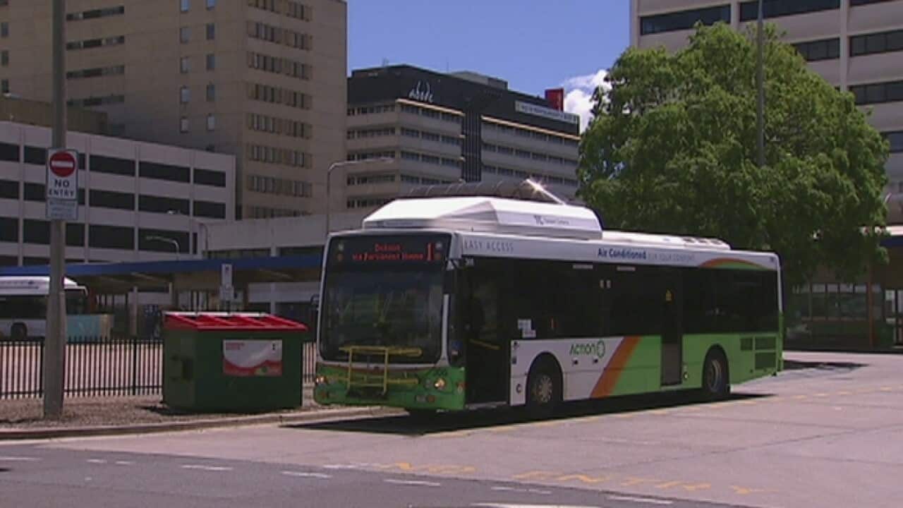 Woden bus interchange, Canberra