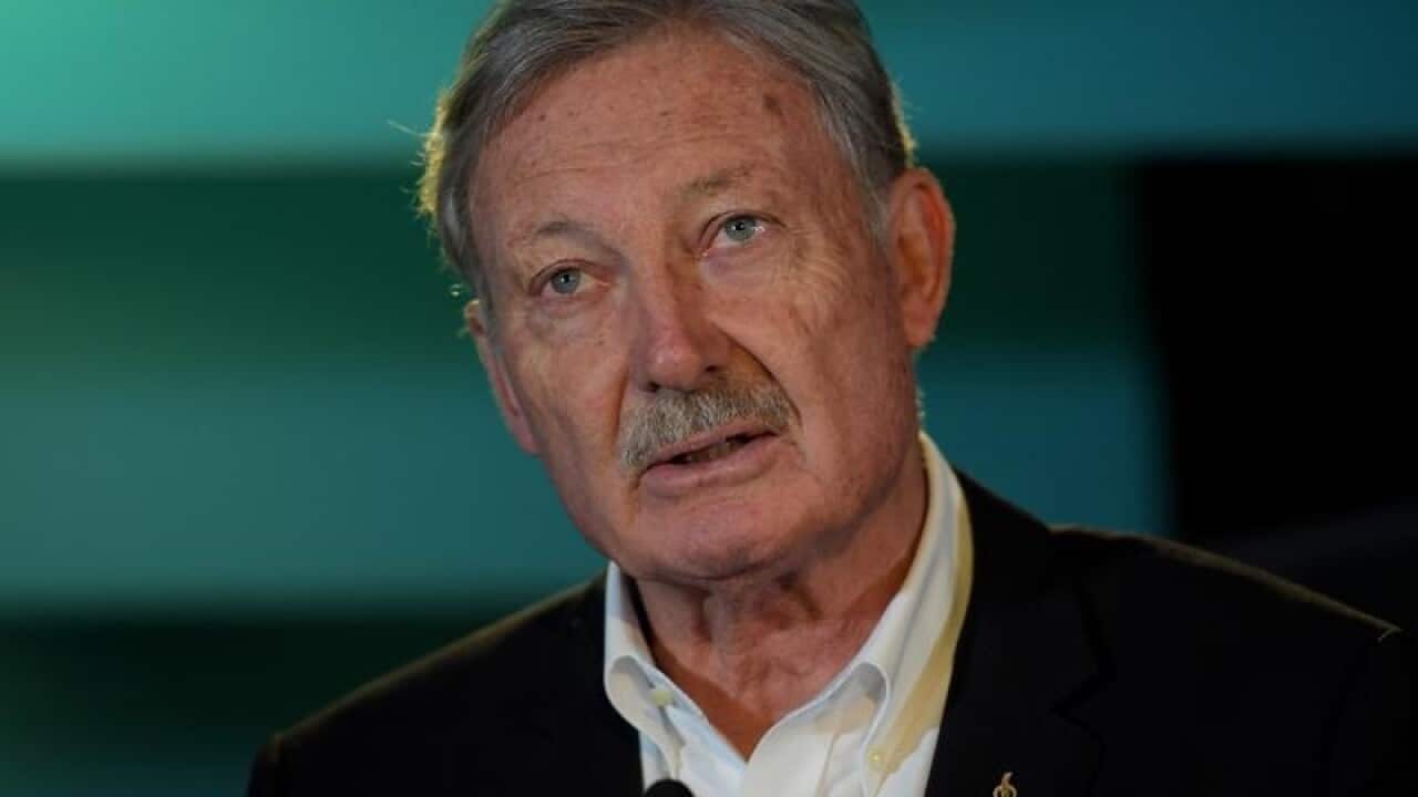 John Bertrand at the Sport Australia Hall of Fame.