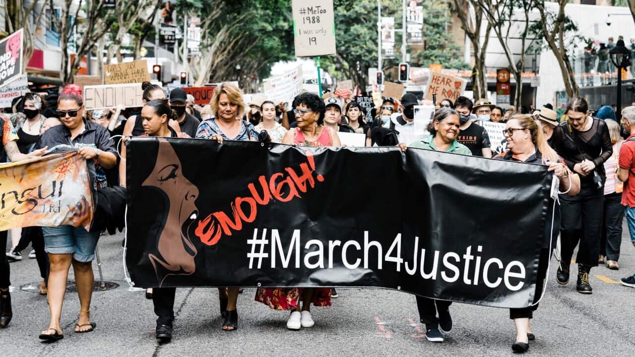 Brisbane Women’s March 4 Justice King George Square, Brisbane